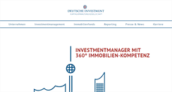 Desktop Screenshot of deutsche-investment.com
