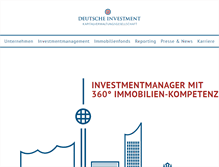 Tablet Screenshot of deutsche-investment.com